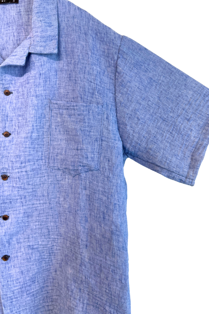 CAMISA RELAXED CELESTE
