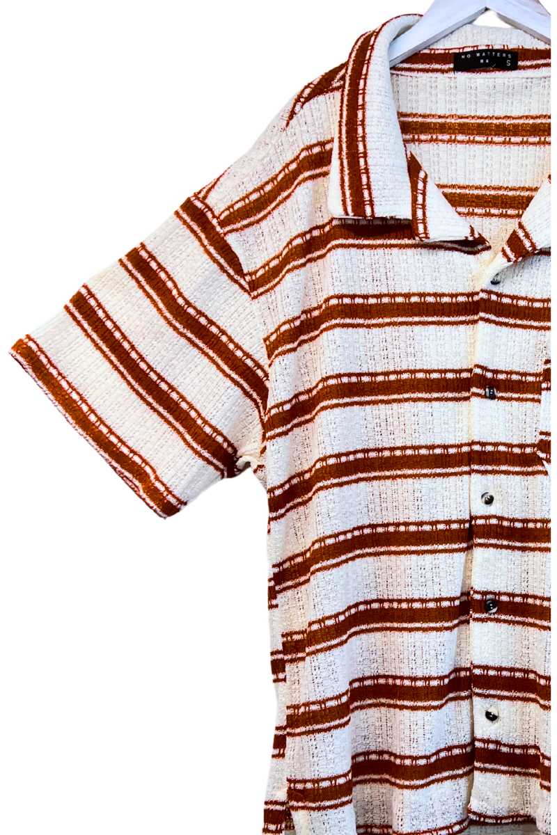 CAMISA CROCHET LADRILLO