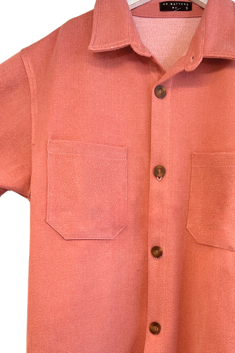 SOBRECAMISA PAÑO ROSA