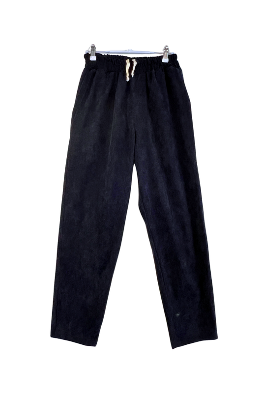 PANTALÓN RELAXED PANA NEGRO